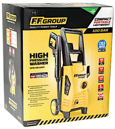 FF Group HPW 100 EASY Pressure Washer 100bar 1400W 330L/h